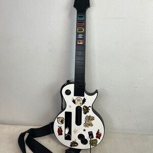Wireless Guitar Controller for Video Games - White, Guitar Hero Wii